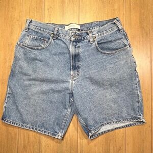 Gap Baggy Fit Denim Shorts Mens Blue Wash 100% Cotton 174135-001 90s Y2K